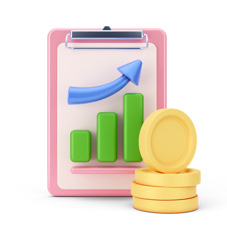 Money Report  3D Icon