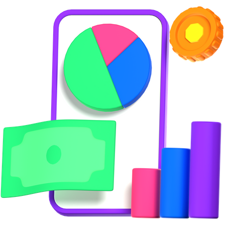 Money Report  3D Icon