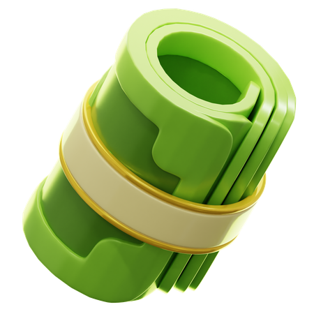 Money Roll  3D Icon