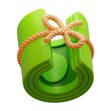 Money Roll  3D Icon