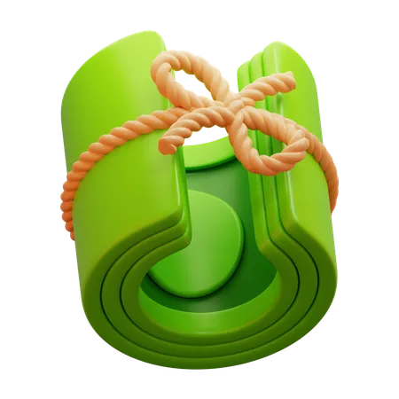 Money Roll  3D Icon