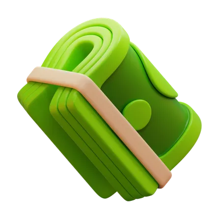 Money Roll  3D Icon