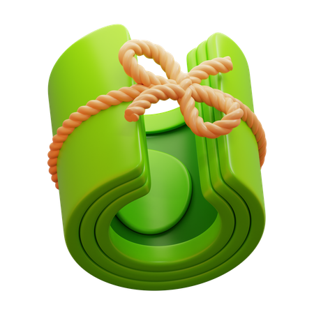 Money Roll  3D Icon