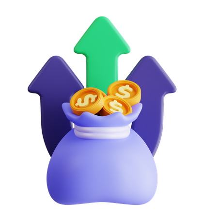 Money sack  3D Icon