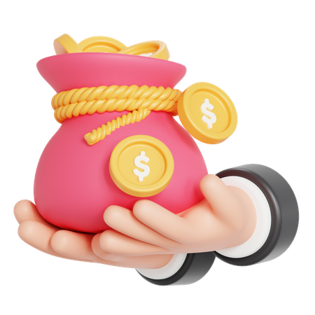 Money sack  3D Icon