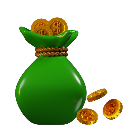 Money Sack  3D Icon