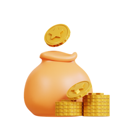 Money Sack  3D Icon