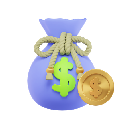 Money Sack  3D Icon