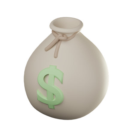 Money Sack  3D Icon