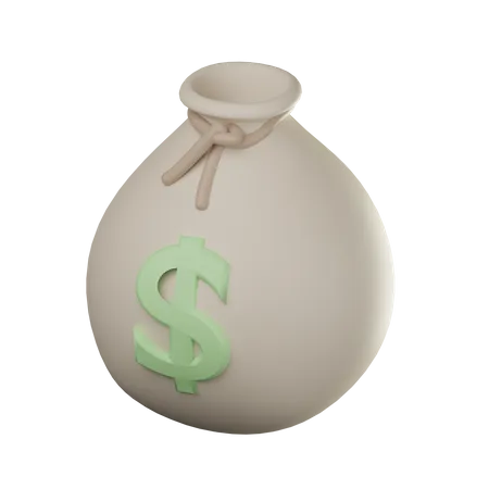 Money Sack  3D Icon