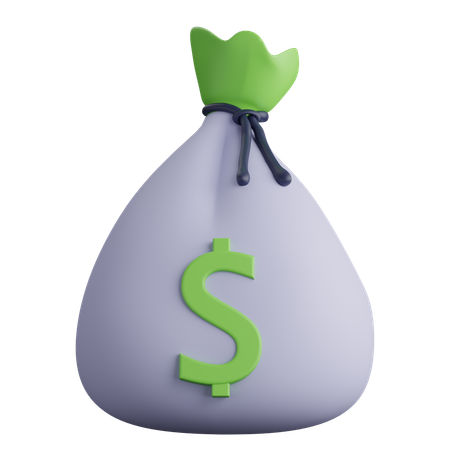 Money Sack  3D Icon