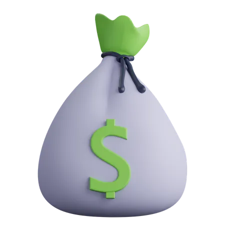 Money Sack  3D Icon