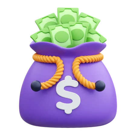 Money Sack  3D Icon