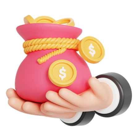 Money sack  3D Icon