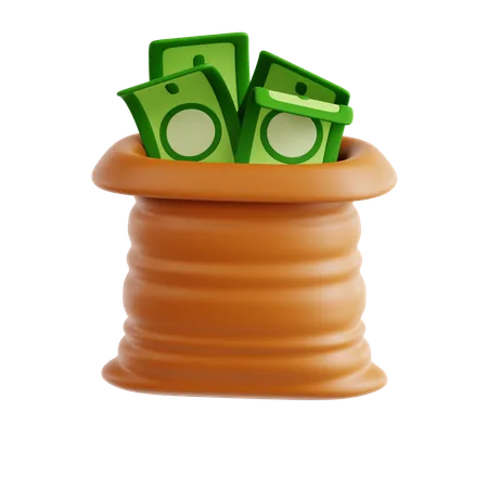 Money Sack  3D Icon