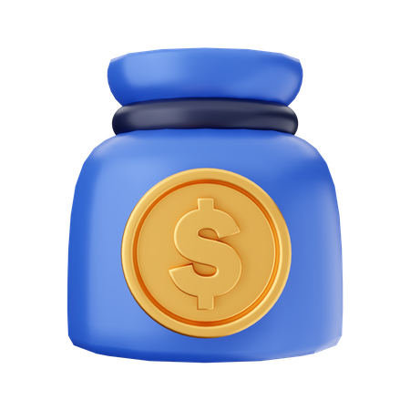 Money Sack  3D Icon