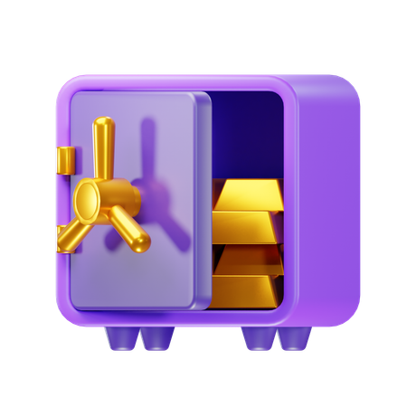 Money Safe  3D Icon