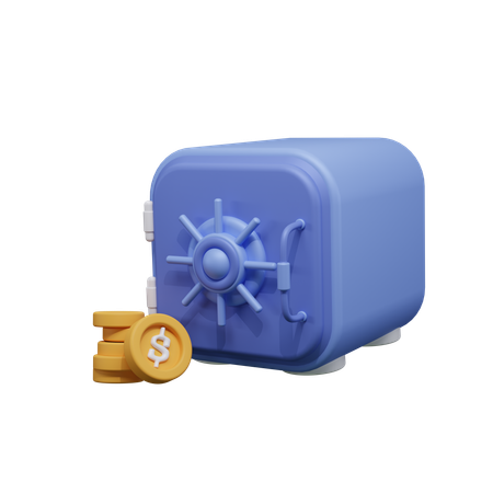 Money Safe  3D Icon