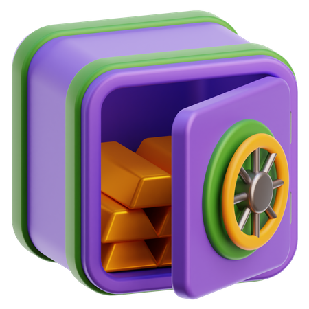 Money Safe  3D Icon