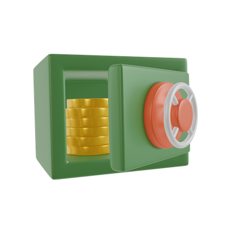 Money Safe  3D Icon