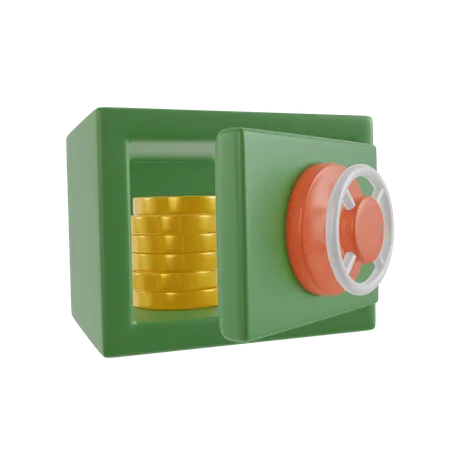 Money Safe  3D Icon