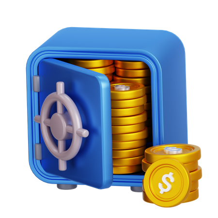 Money Safe  3D Icon