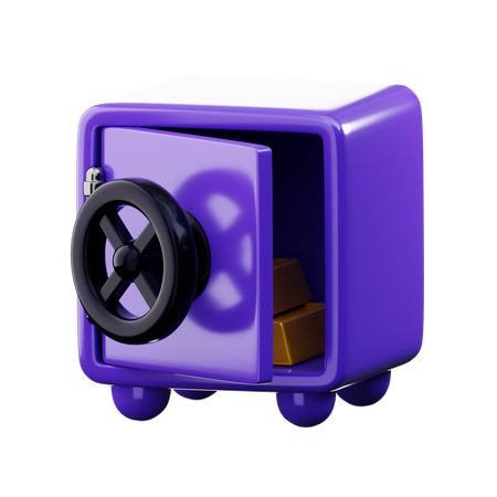 Money Safe  3D Icon