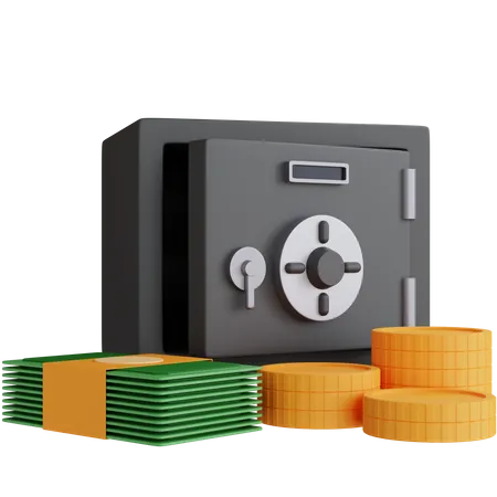 Money Safe  3D Icon