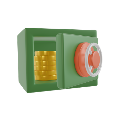 Money Safe  3D Icon