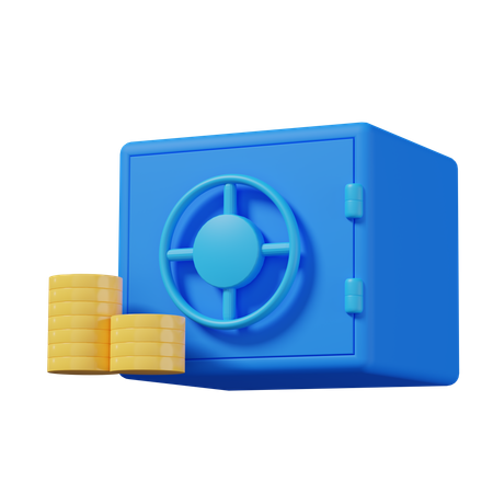 Money Safe  3D Icon