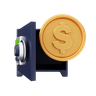 money safe 3d logos