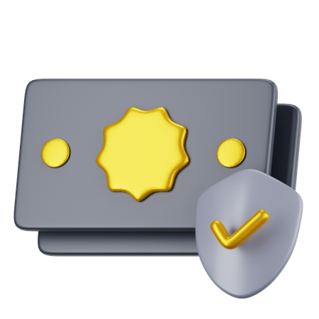 Money safety  3D Icon