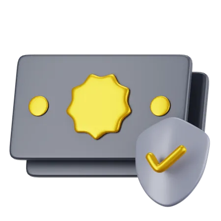 Money safety  3D Icon