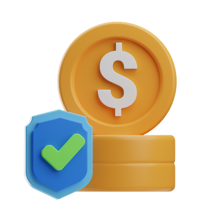 Money Safety  3D Icon