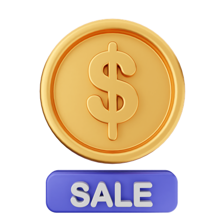 Money Sale  3D Icon