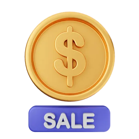 Money Sale  3D Icon