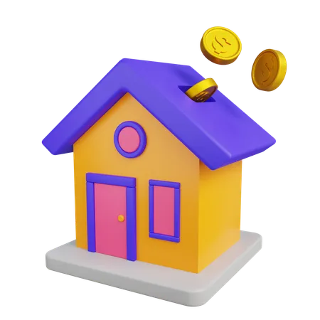 Money Saving  3D Icon