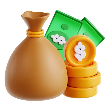 Money Saving  3D Icon