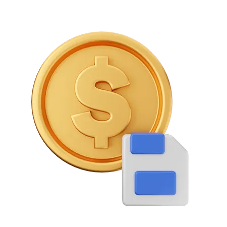 Money Saving  3D Icon