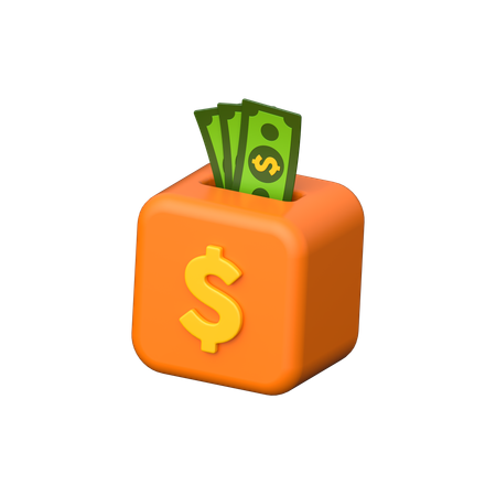 Money Saving  3D Icon