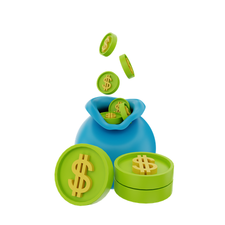 Money Saving  3D Illustration