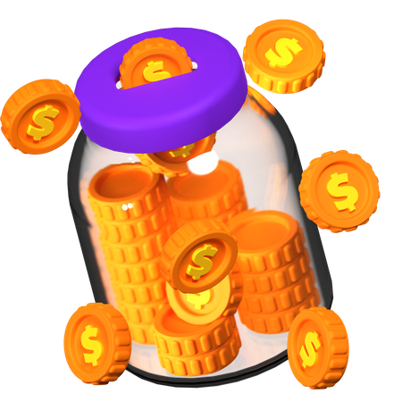 Money Saving 3D Icon