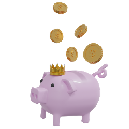 Money Savings  3D Icon