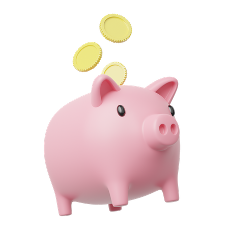 Money Savings  3D Icon