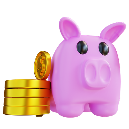 Money Savings  3D Icon