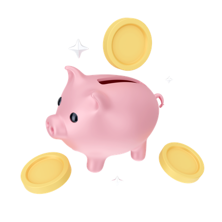 Money Savings  3D Icon