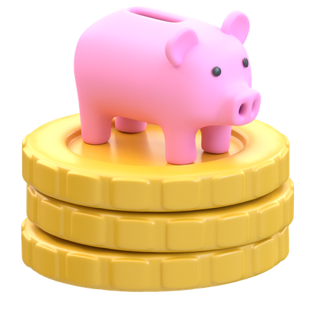 Money Savings  3D Illustration