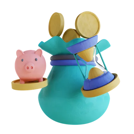 Money Savings  3D Illustration