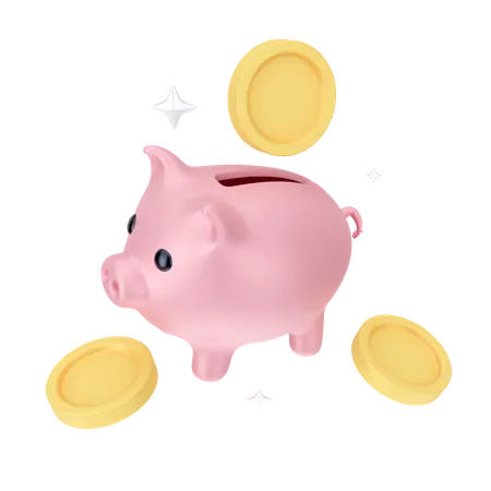 Money Savings 3D Icon