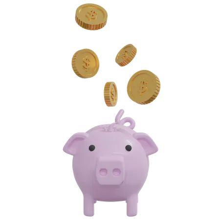 Money Savings  3D Icon